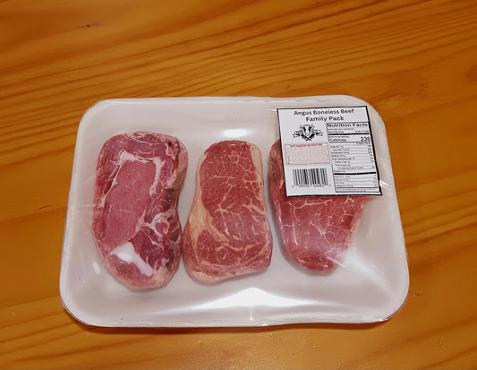 Realistic Pretend Family Pack Steaks – Dramatic Play Food Prop