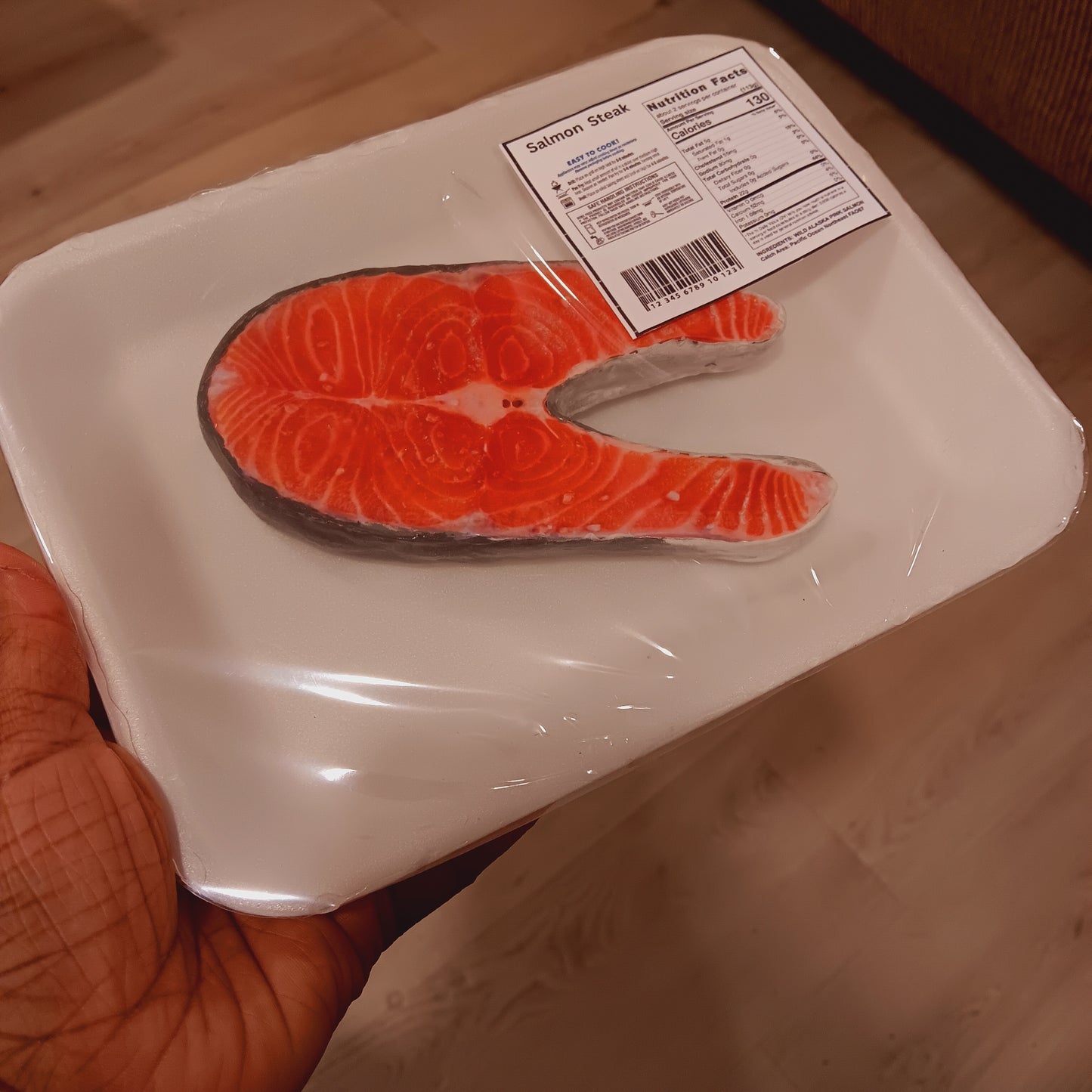Pretend Play Salmon Steak Slice